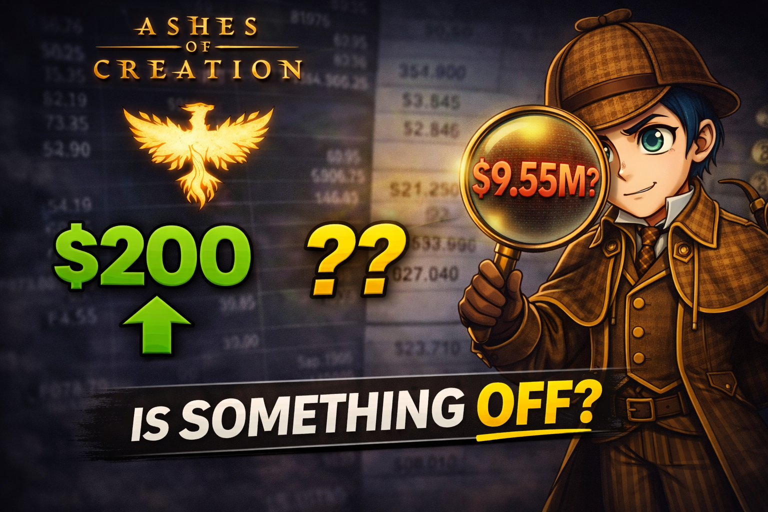 Inside an Ashes of Creation Ledger: What the Numbers Show, and What They Don’t